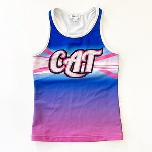 Rebel Athletic CAT cheerleading racerback tank top